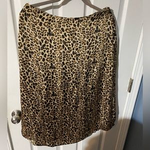 Savanna Jane Leopard Skirt- Large
